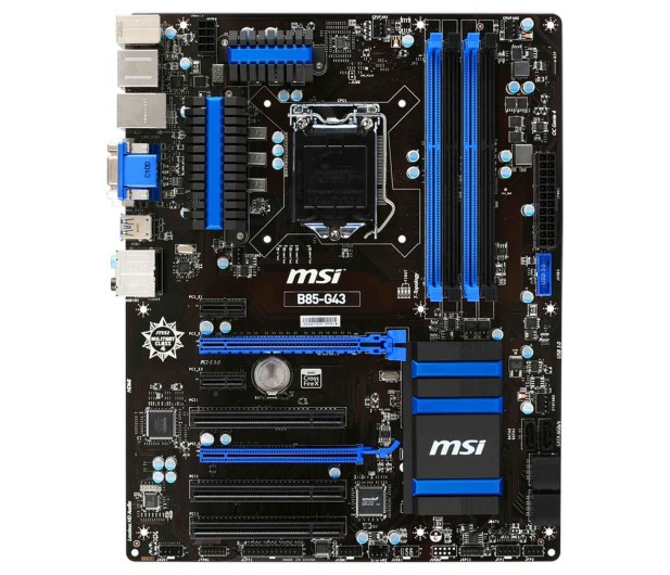 MSI B85-G43 (B85 2xPCI-E DDR3) - 150919 - zdjęcie 3